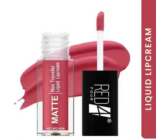 Red4 Miss Perfect Liquid Lip Cream | Non Transfer Liquid Lipstick