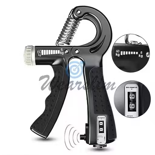 Adjustable Hand Grip Strengthener with Counter (5kg–60kg)